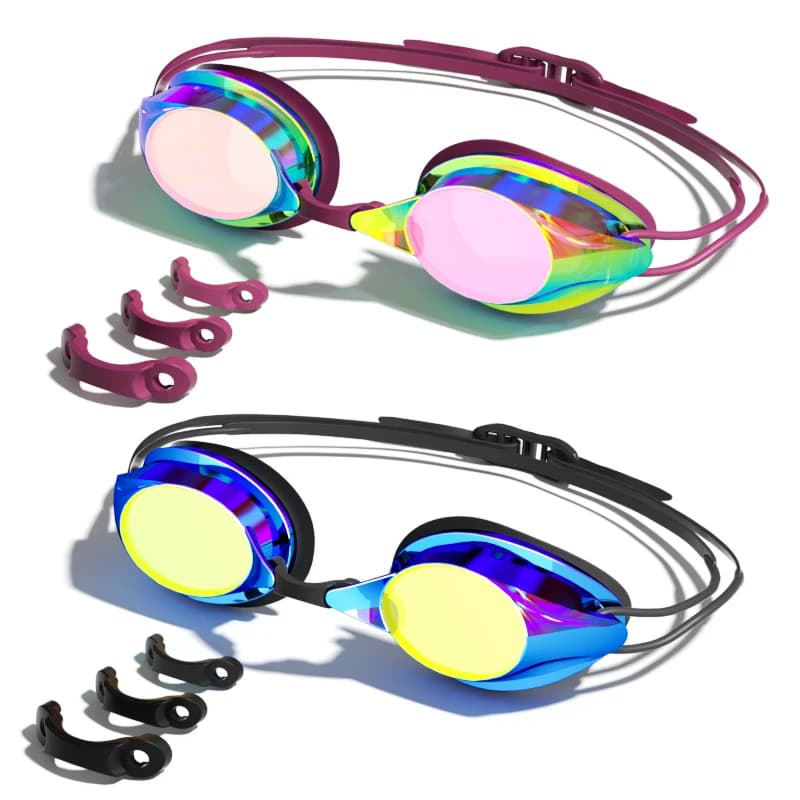 Lunettes de natation anti-buée UV étanches adultes hommes femmes jeunes
