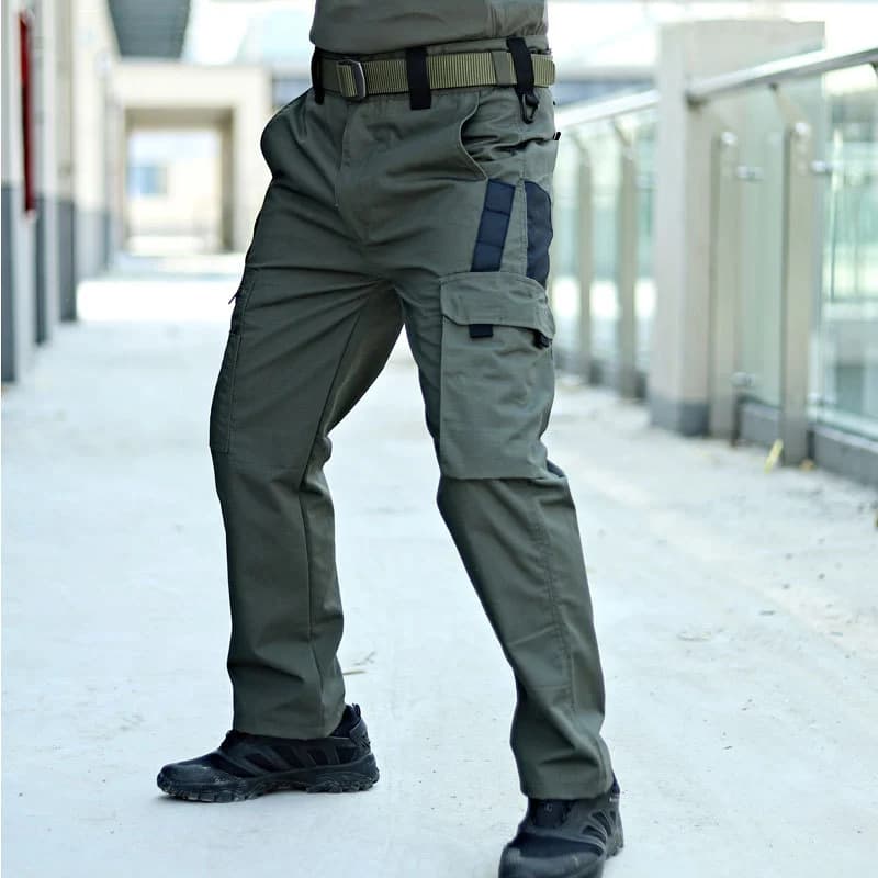 Pantalon cargo rapide séchage été - Imperméable multi-poches pour pêche