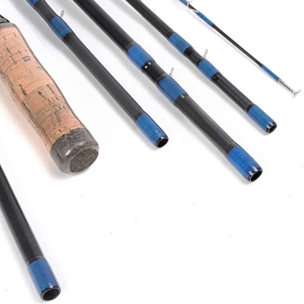 Canne spey 13ft 8-9WT et 14ft 9-10WT carbone action medium-fast 6 sections pour pêche saumon grand fleuve
