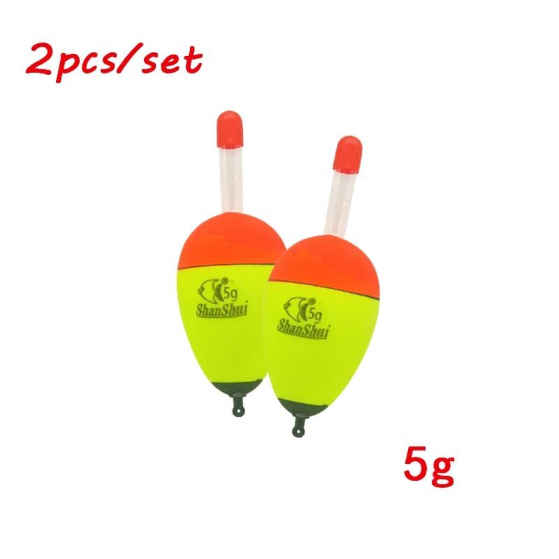 Flotteurs lumineux EVA pour pêche de nuit - 2 à 60g pour pêche en mer et rocheuse