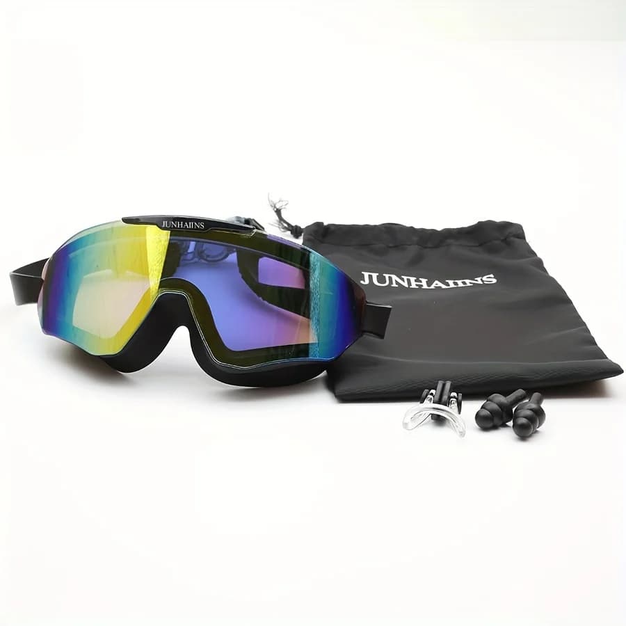Nouvelles lunettes de natation électroplaquées HD grand cadre accessoires plongée apnée pêche sous-marine