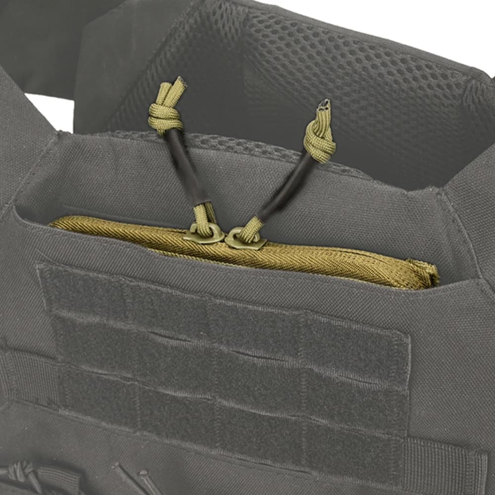 Poche zip tactique équipement poitrine - Insert gilet pêche JPC2.0 CPC AVS airsoft