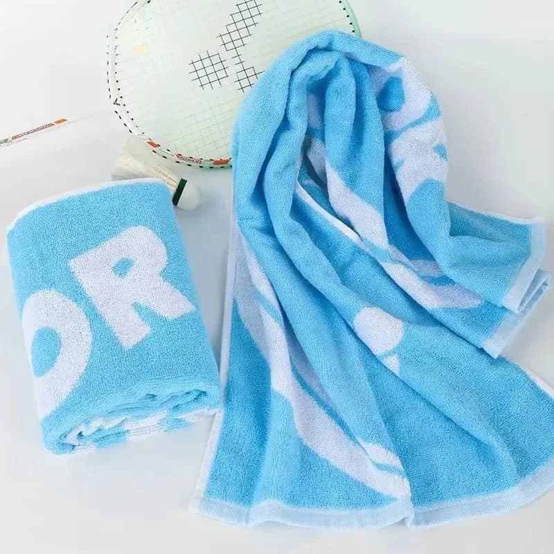 Serviette pêche badminton épaisse anti-adhérente absorbante 40x85cm randonnée escalade