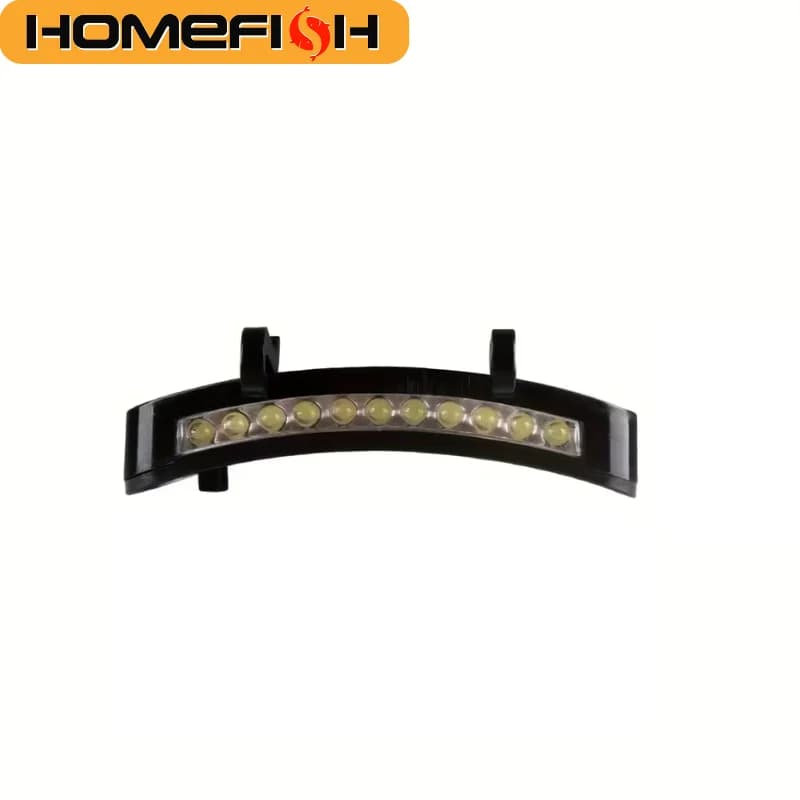 Lampe LED HOMEFISH à clipser sur casquette pour pêche et chasse nocturne
