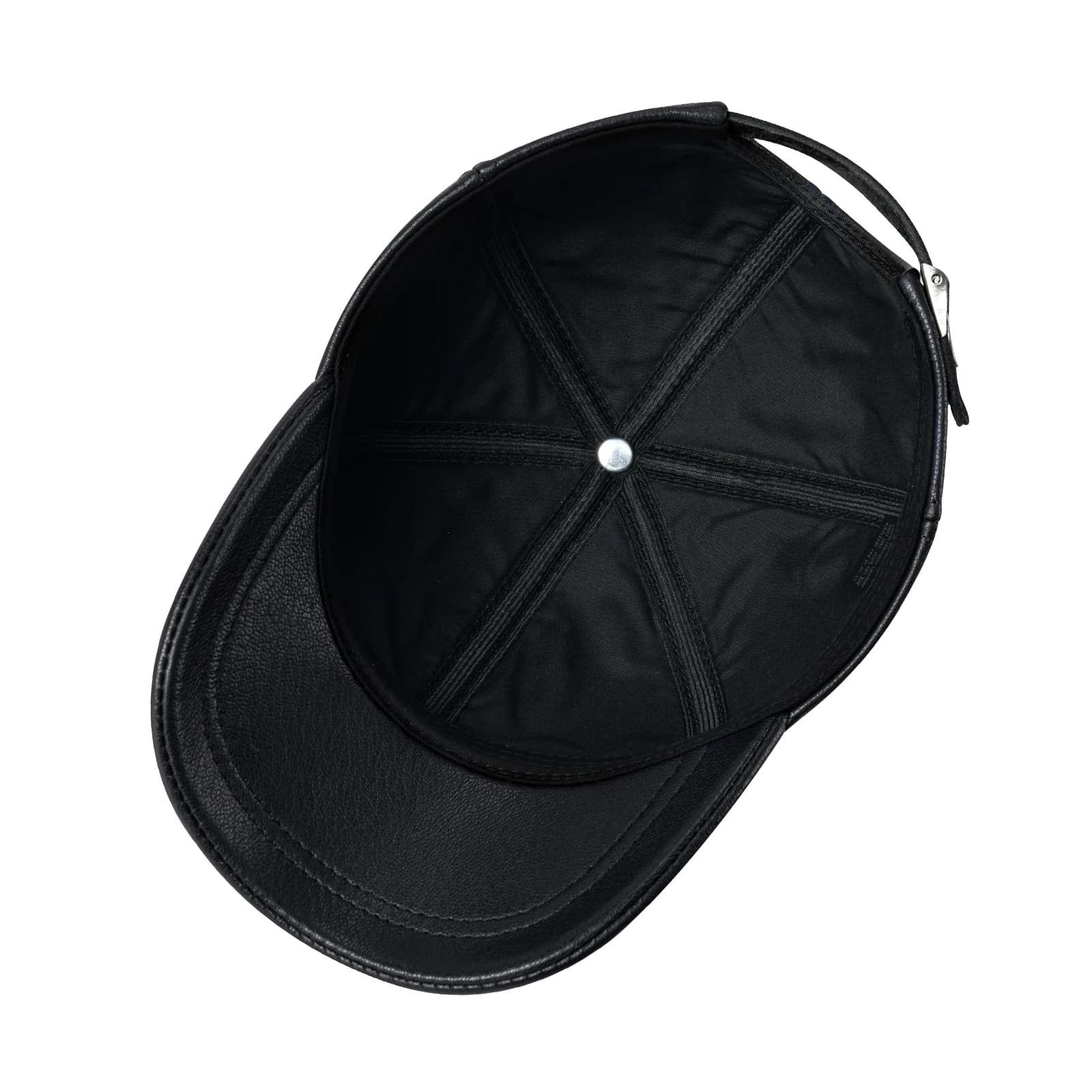 Casquette pêche hiver cuir véritable - Baseball cap réglable homme chasse conduite fashion
