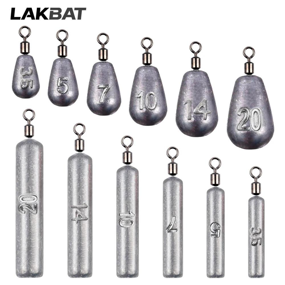 Lot de 10 plombs de pêche goutte d'eau, 3.5g 5g 7g 10g 14g 20g, pour une