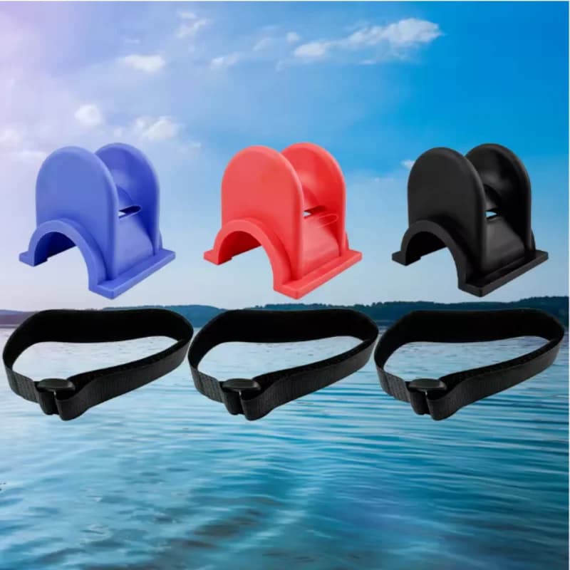 Support de canne à pêche en U portable, support triptyque avec feeder et rangement pour accessoires de pêche