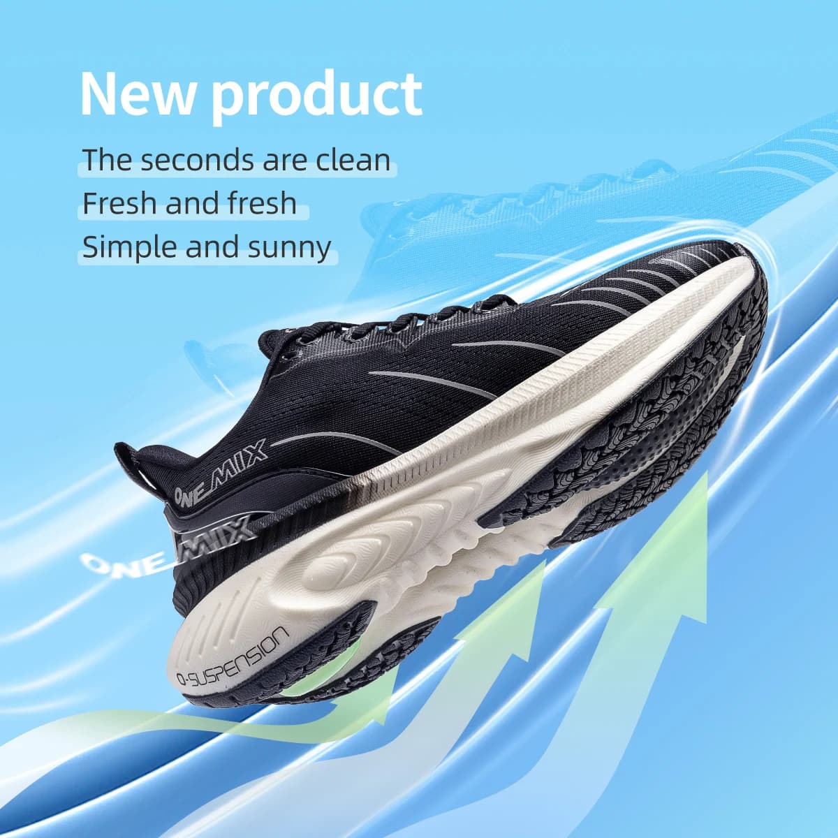 Chaussures trail running hiver pêche - Sneakers sport lacets bleus antidérapantes chaudes