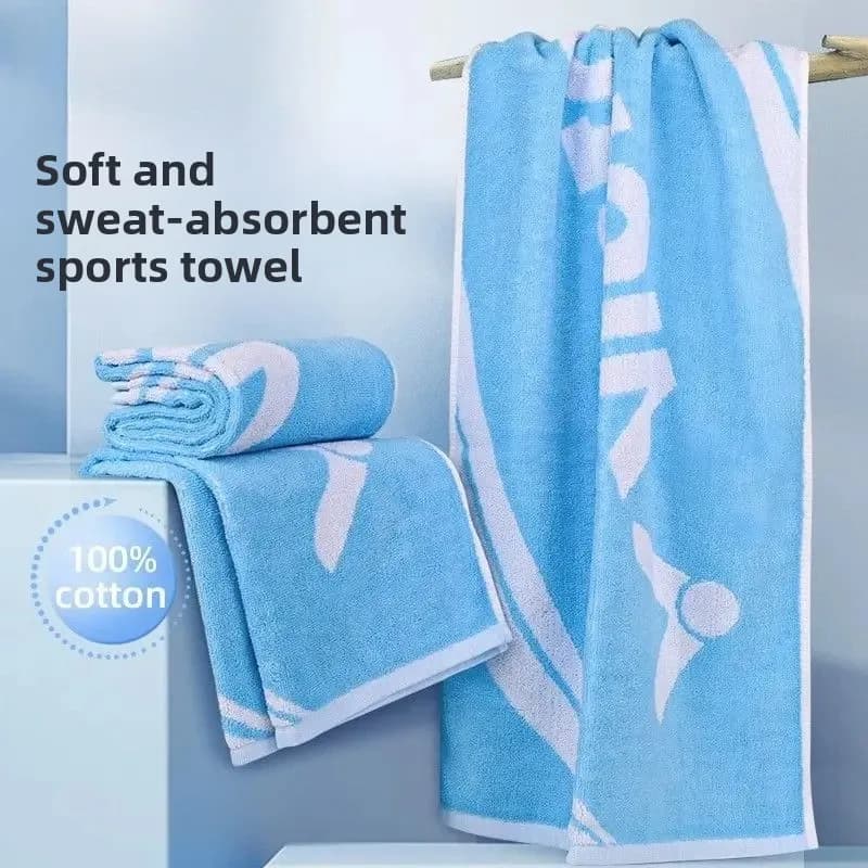 Serviette pêche badminton épaisse anti-adhérente absorbante 40x85cm randonnée escalade