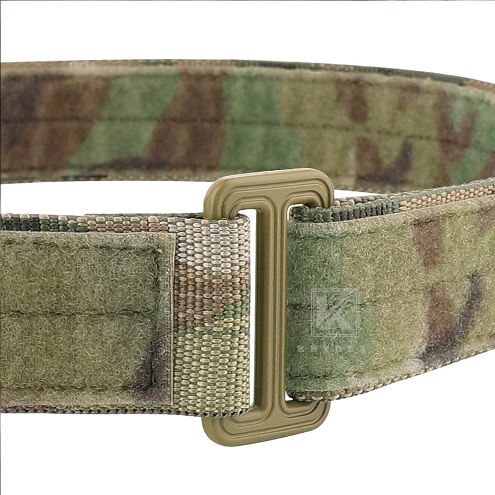 Ceinture de base EDC tactique KRYDEX 1.5 pouces pour port discret et pêche outdoor