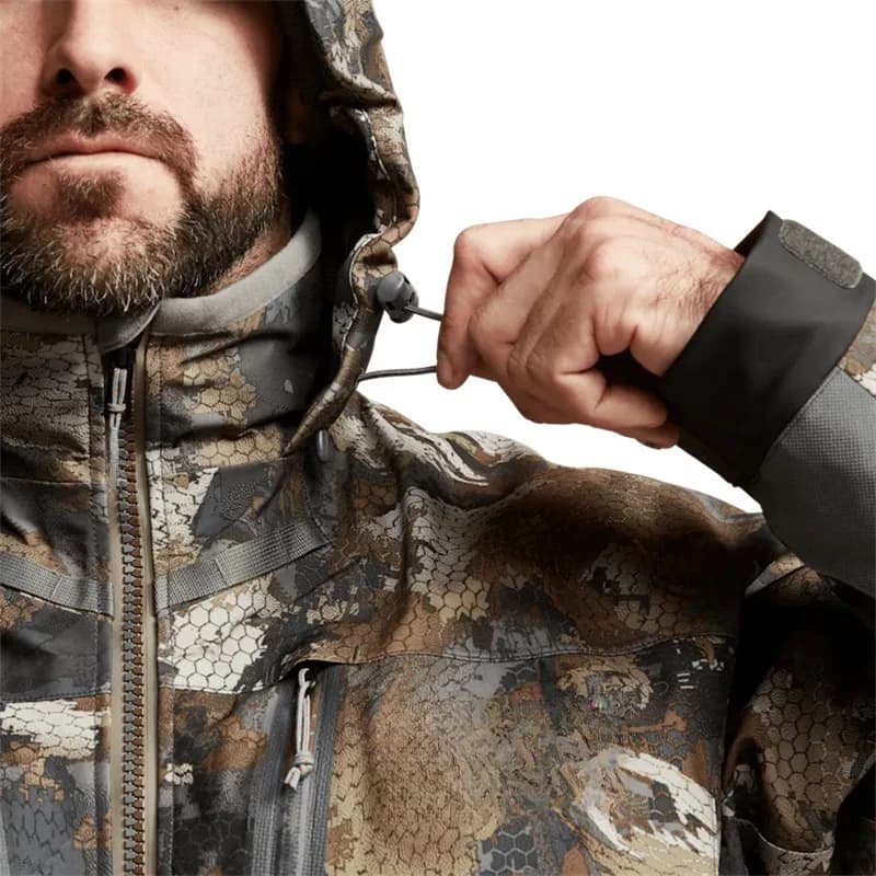 Veste camouflage pêche hiver homme Hudson - Imperméable isolée chasse extérieur - Protection thermique camouflage