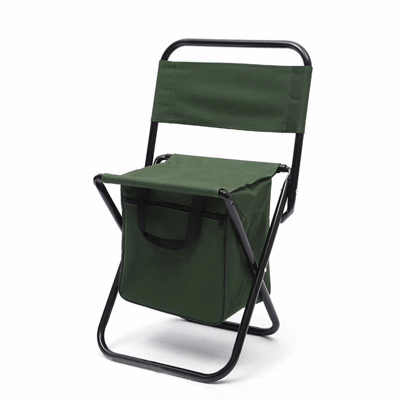 Fauteuil pliant camping avec sac transport - Chaise pêche loisirs portable dossier confortable