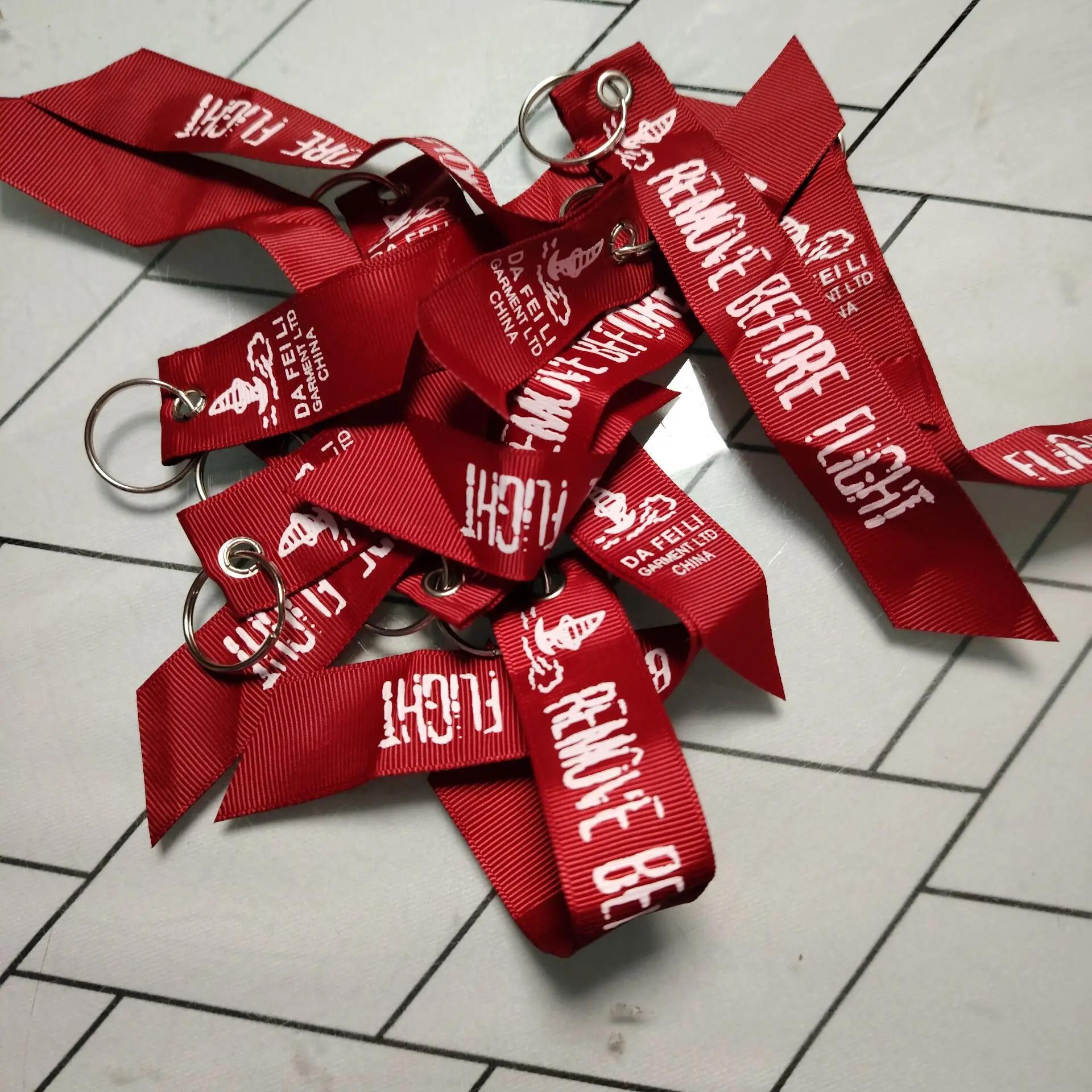 Bande de Bras Décorative en Nylon Rouge Accessoire Veste Flottante Pendentif Porte-Clés Occasions Spéciales Chasse Pêche