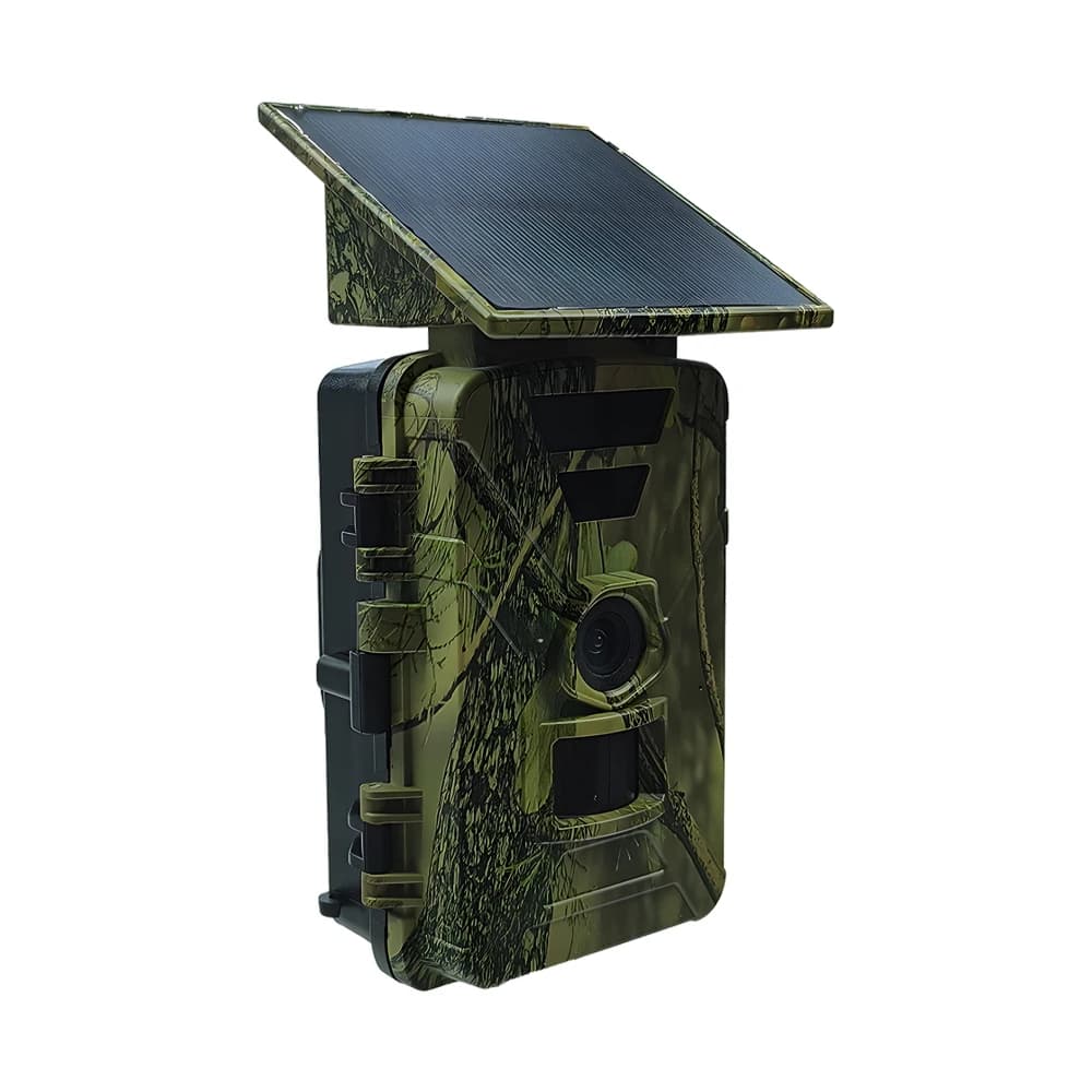 Caméra solaire 8K 60MP étanche avec batterie 5200mAh pour observation faune autonome France