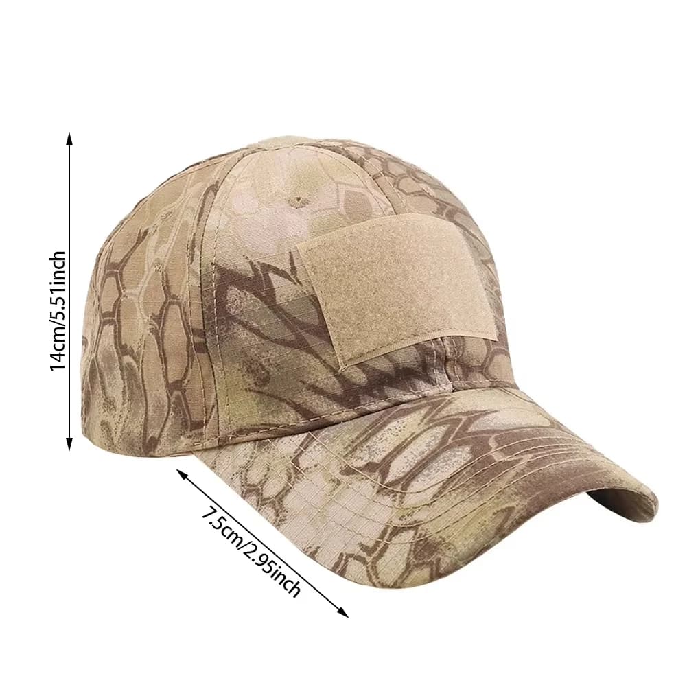 Casquette camouflage pêche polyvalente - Sports outdoor, randonnée et pêche tous terrains