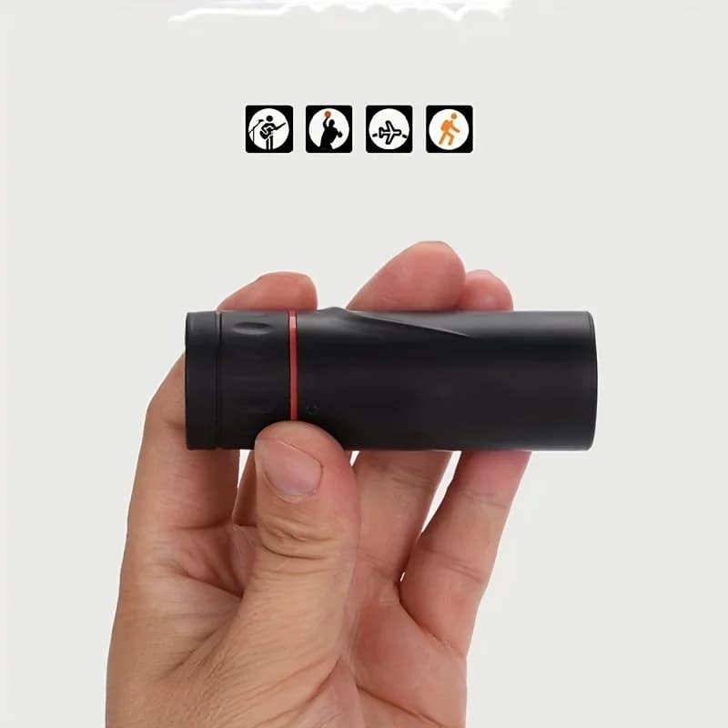 Télescope monoculaire portable 2000x25 HD avec support téléphone pour observation pêche