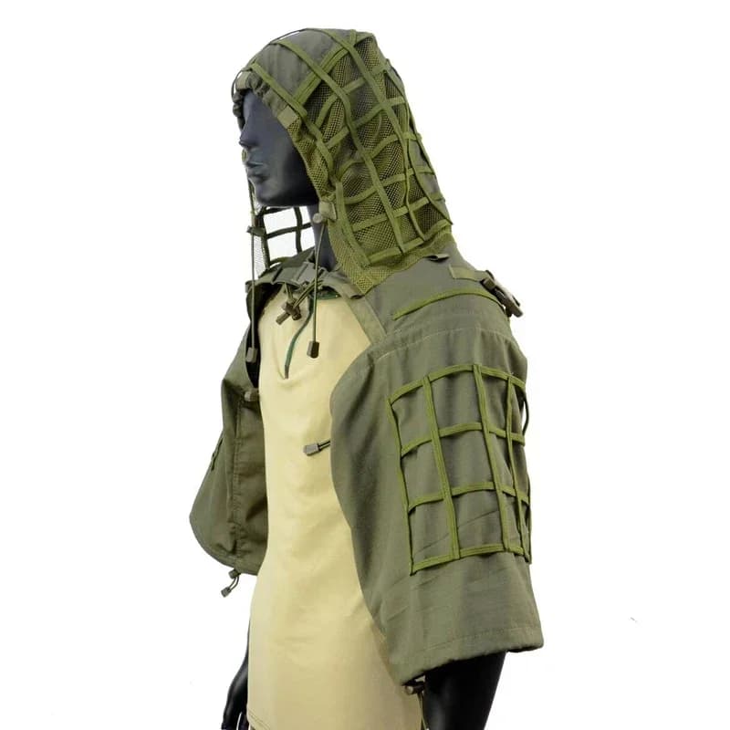 Combinaison sniper Ghillie pour pêche discrète et tir sportif en extérieur