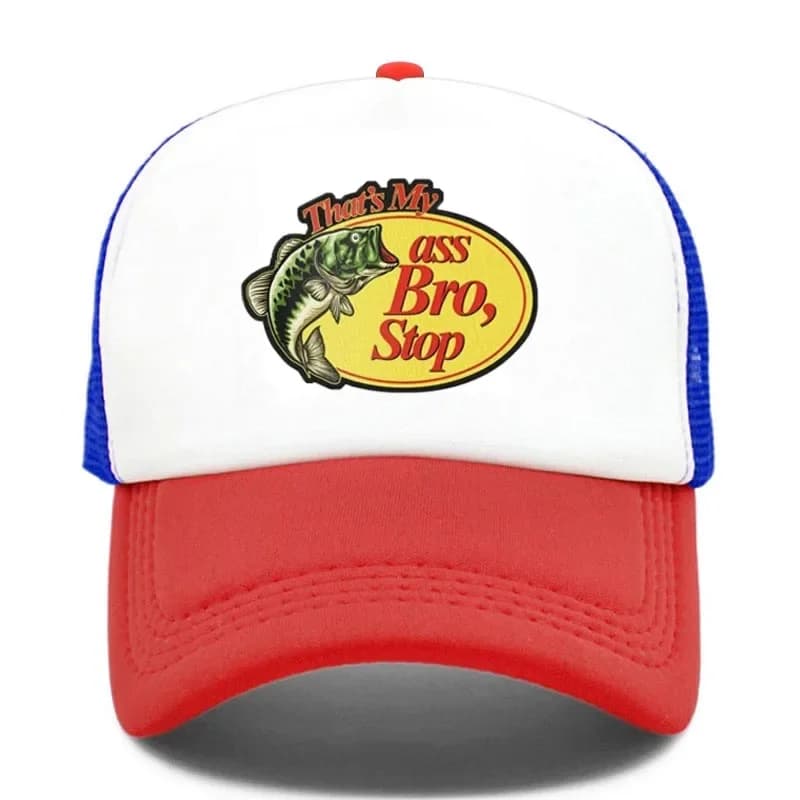Casquette snapback pêche humour - That's my ass bro trucker hat pêche chasse streetwear