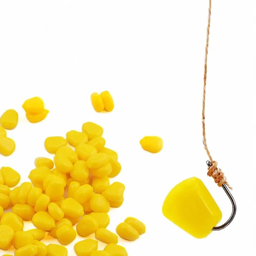 Leurres silicone maïs flottants carp fishing 50/100pcs - Odeur de maïs pour appâts souples et réalistes