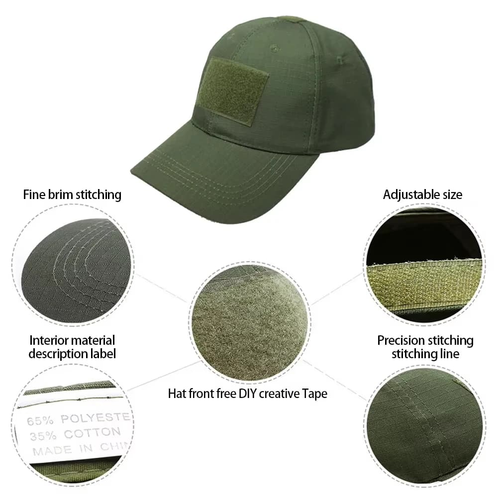 Casquette camouflage pêche polyvalente - Sports outdoor, randonnée et pêche tous terrains