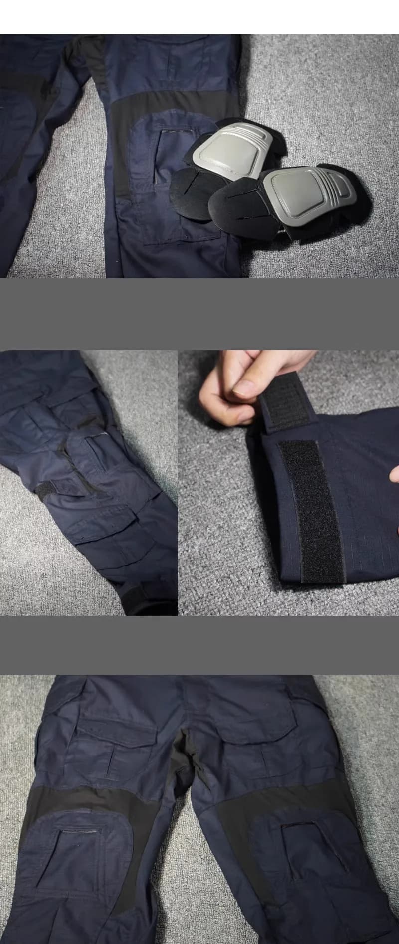 Pantalon cargo tactique GEN3 bleu foncé - Chasse pêche SWAT LAPD ripstop randonnée travail outdoor
