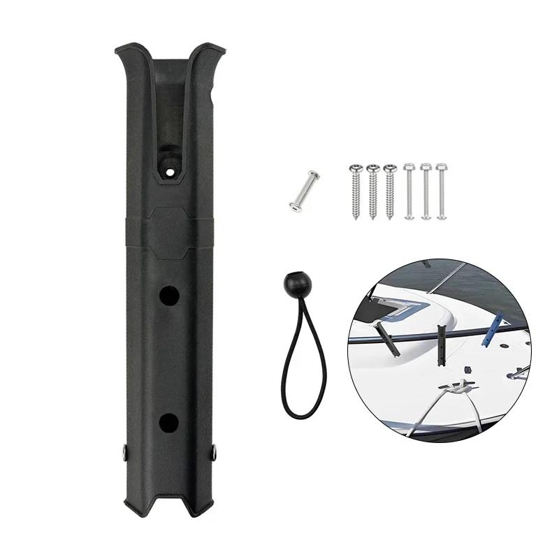 Support canne pêche réglable avec tube et pince pour bateau kayak yacht fixation facile et stable