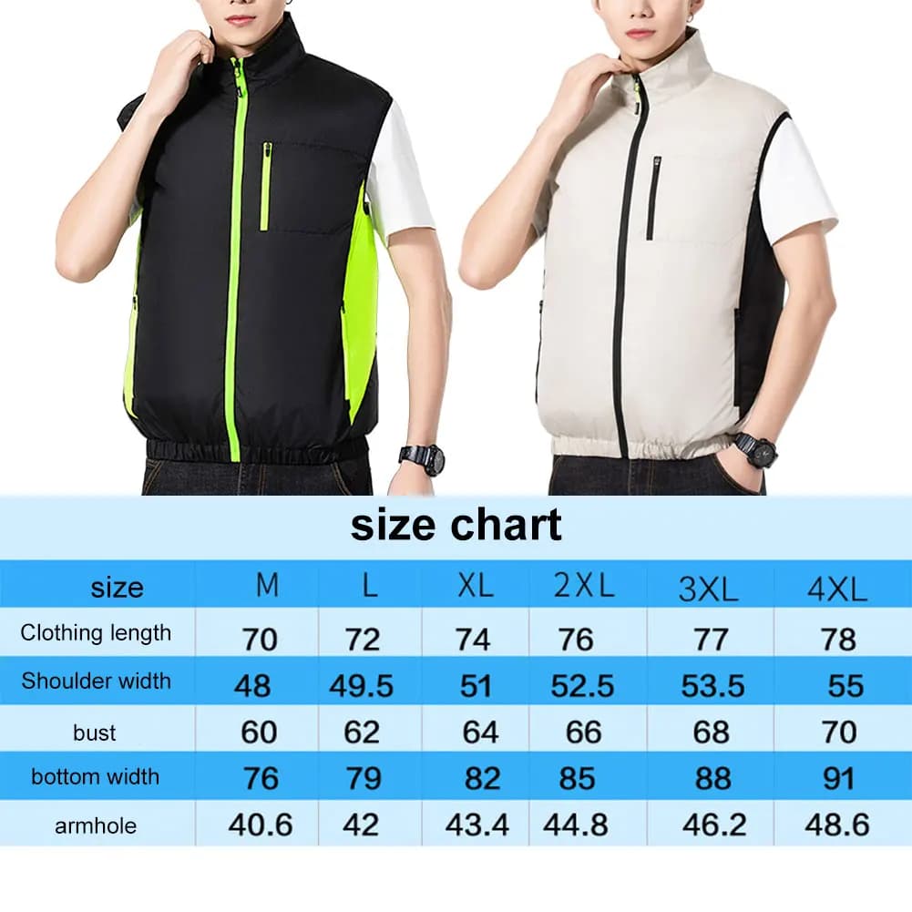 Veste rafraîchissante homme femme pour travail à haute température avec ventilation intégrée (ventilateur inclus)