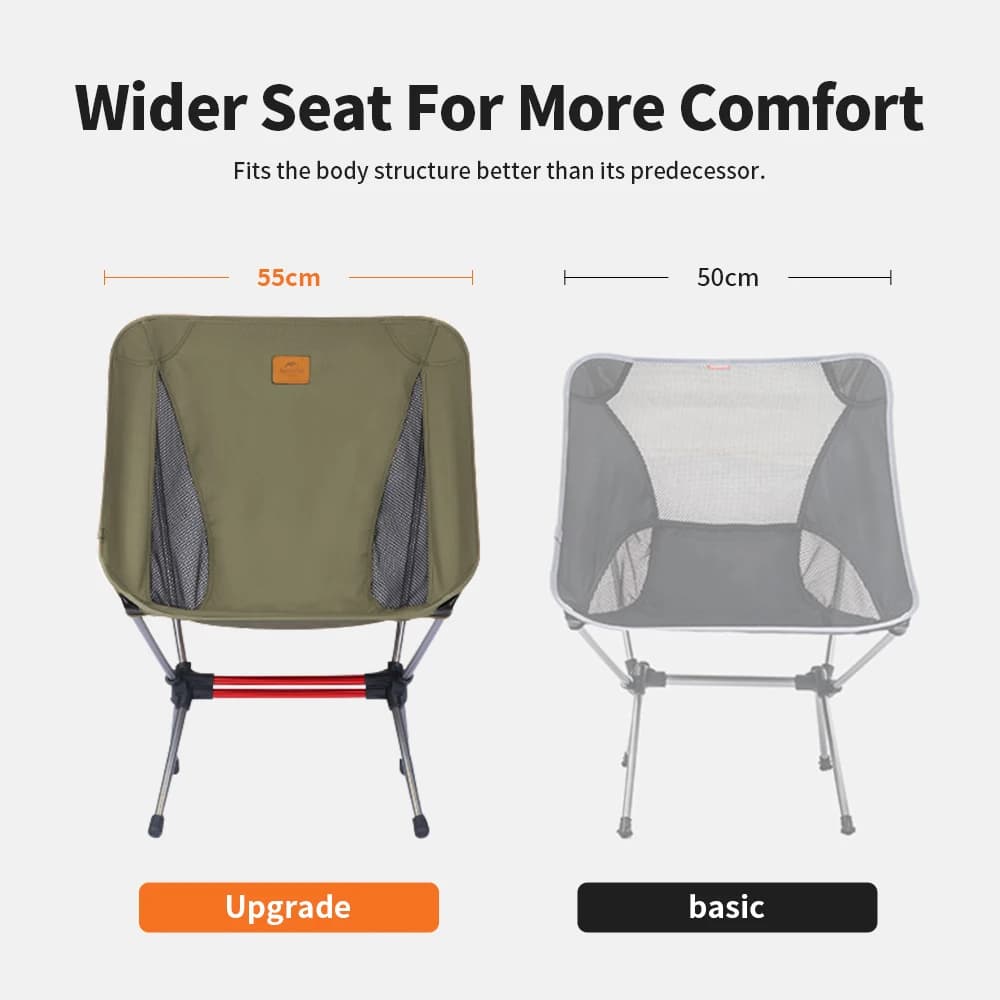 Chaise pliante Naturehike portable pour pêche, randonnée et plage capacité 120kg
