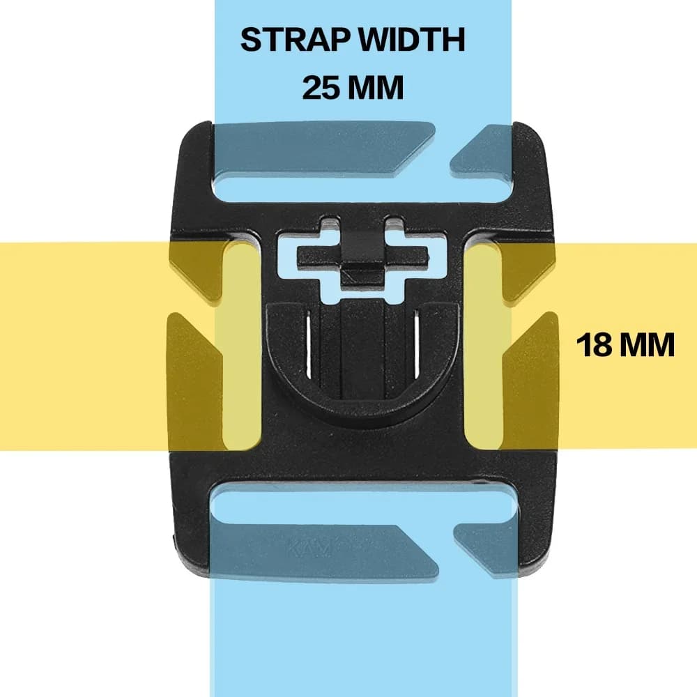 4 anneaux en D tactiques rotatifs 360° - Accessoires fixation MOLLE pour sacs à dos