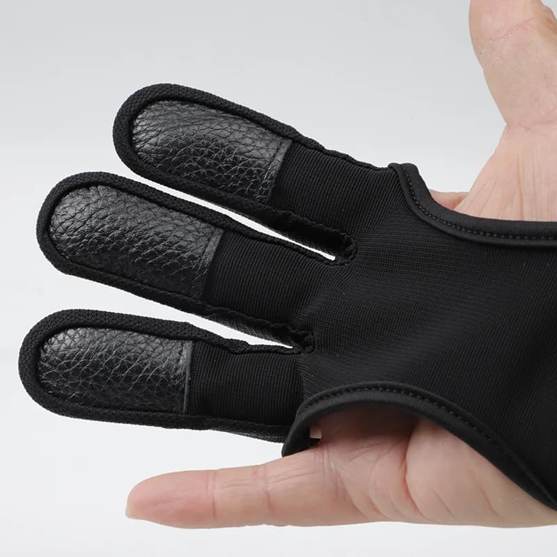 Protège-main 3 doigts archerie pêche chasse respirant accessoire outdoor réglable