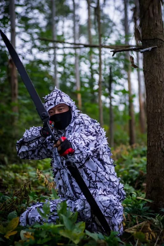 Combinaison neige feuille camouflage russe hiver ghille premium survie forêt arctique pêche glace