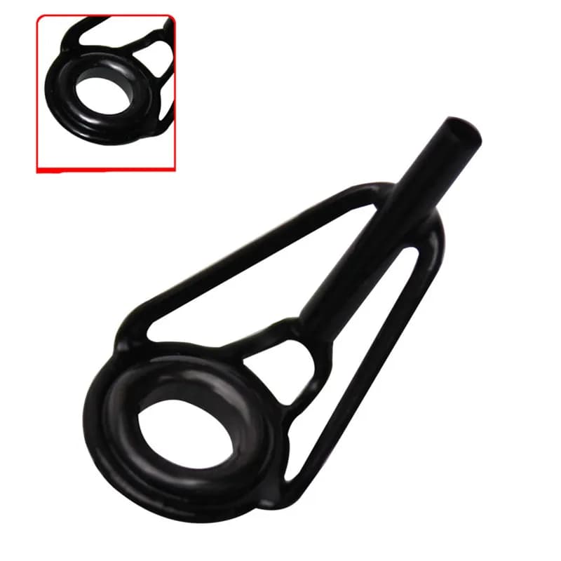 Kit réparation 80 pièces anneaux guides canne pêche céramique TS acier inoxydable DIY
