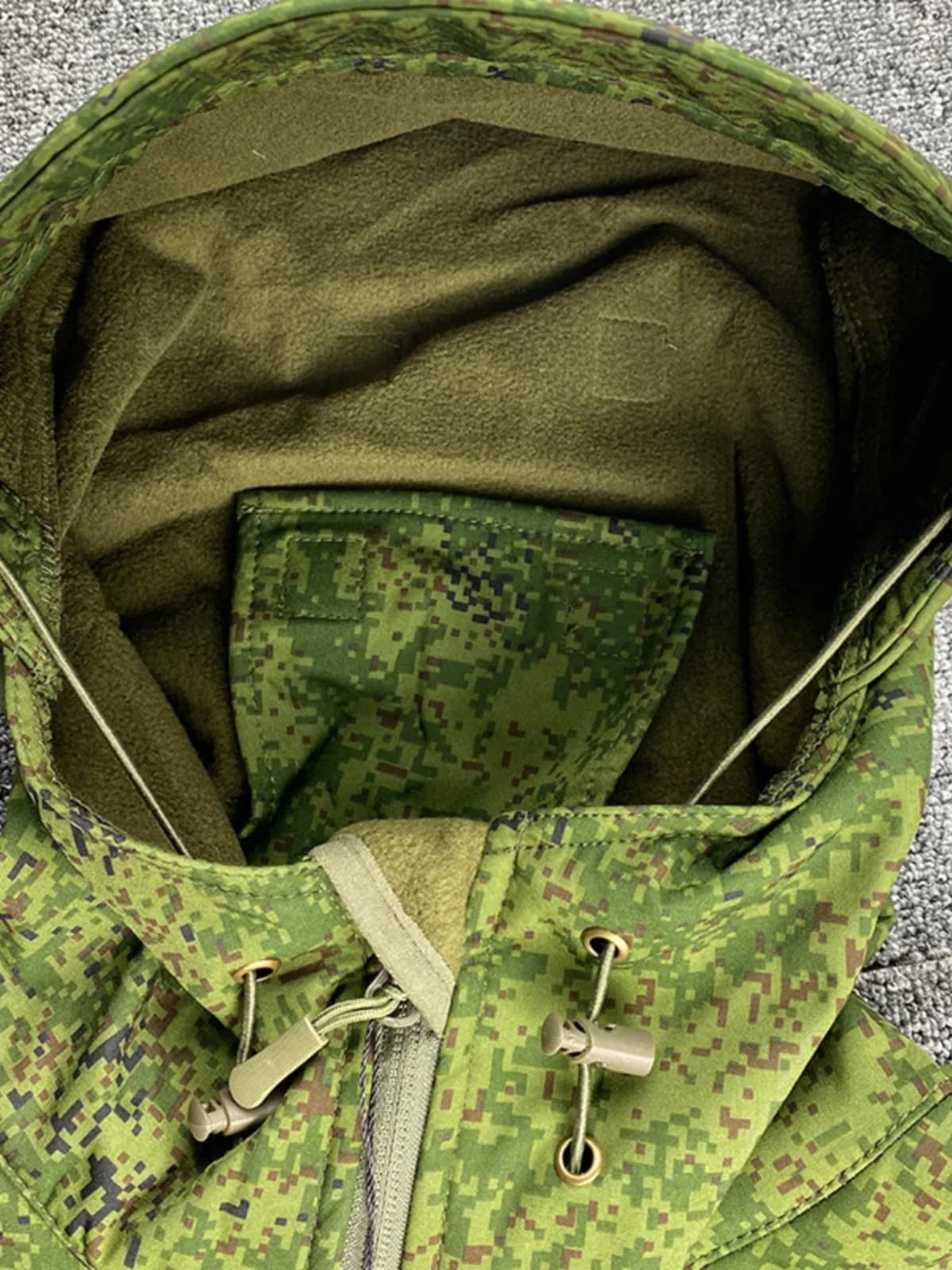 Combinaison assault camouflage EMR softshell polaire imperméable pour pêche et chasse