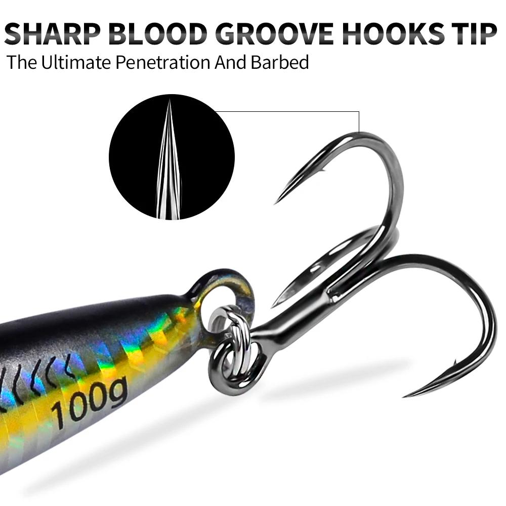 Jig Proberos saltwater pour vertical jigging et slow jigging en mer - leurre artificiel pitching speed jigging