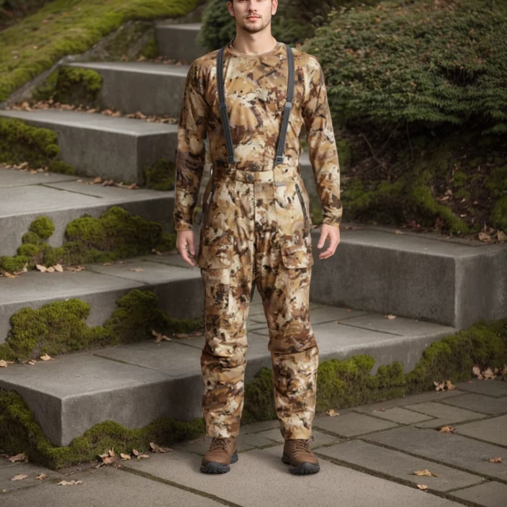Pantalon de pêche hiver homme isolé combinaison camouflage chasse outdoor travail