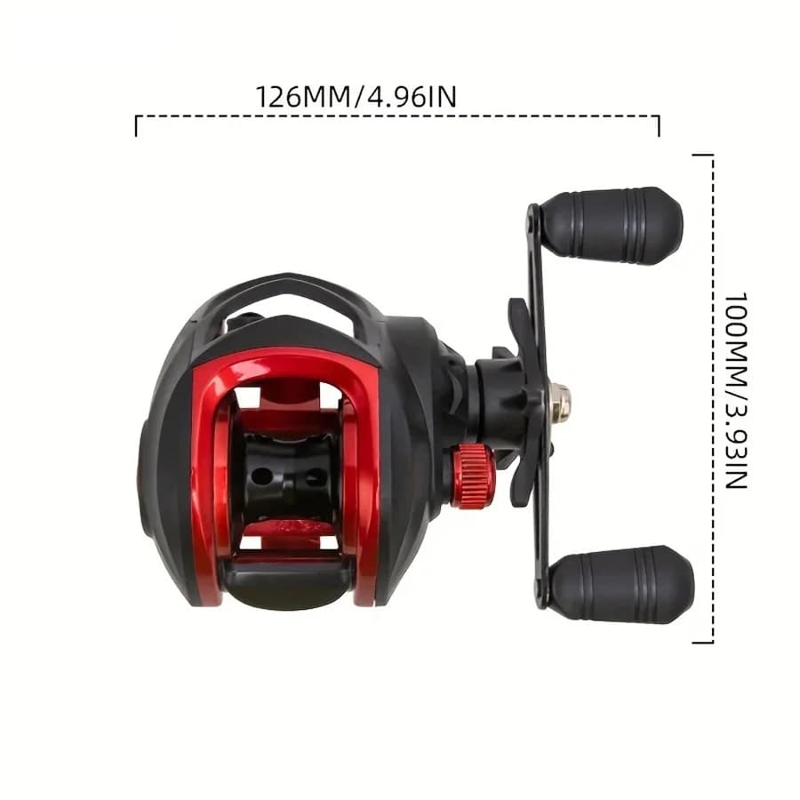 Moulinet casting ultra-léger 197g pêche carpe ratio 7.2:1 2026 nouveau modèle professionnel baitcasting reel