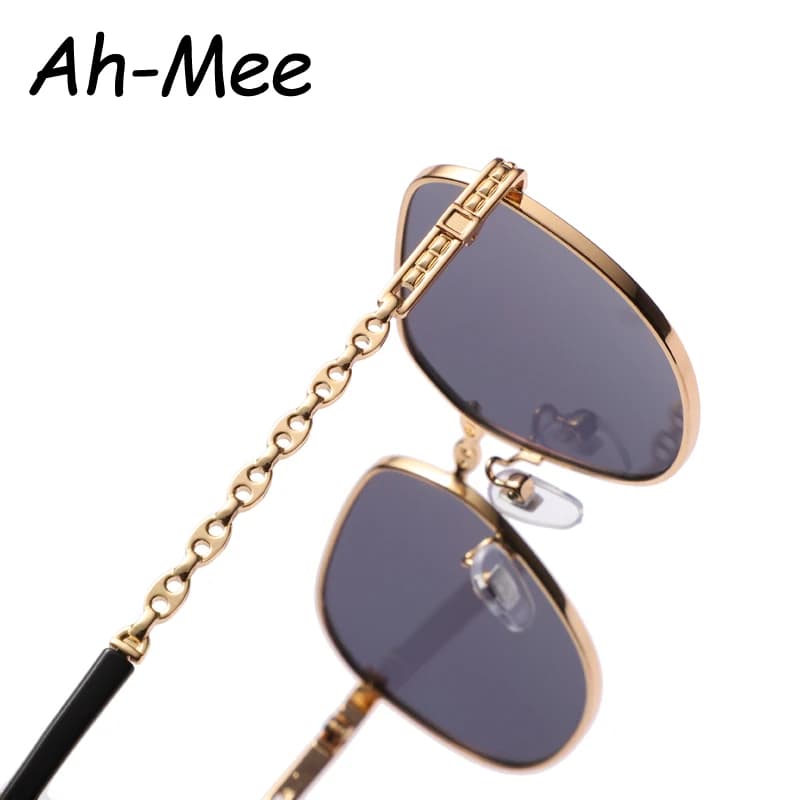 Lunettes de soleil vintage carrées pour femme - Style rétro pour pêche à la truite en montagne