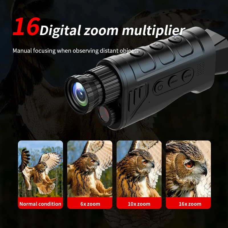 Caméra HD infrarouge 2.0" étanche IP66 pour observation faune et pêche extérieure France