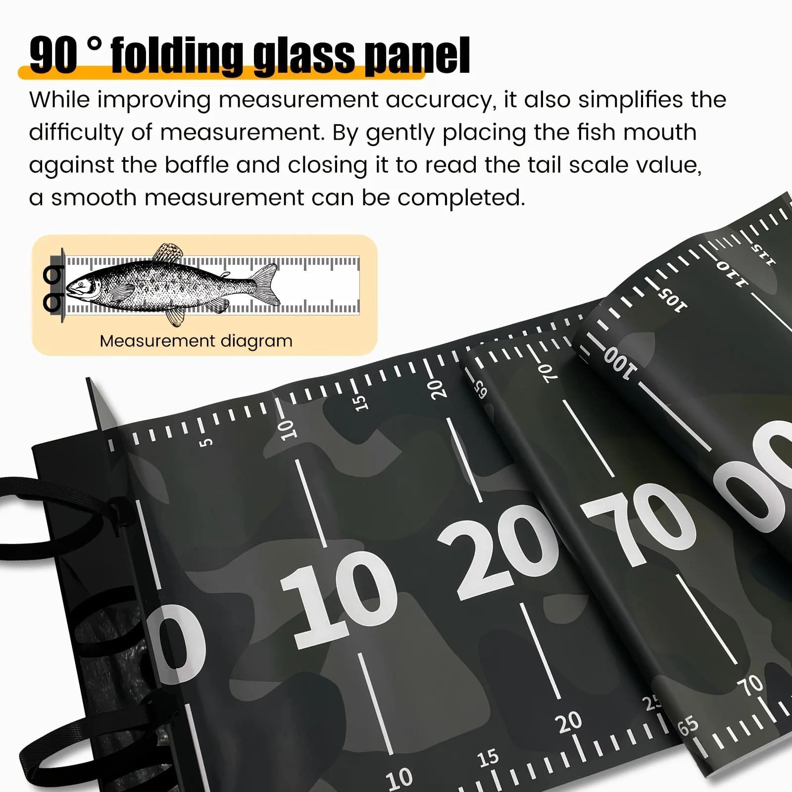 Mètre ruban pliable étanche PVC 10-30cm accessoire essentiel pêche extérieure mesure poissons