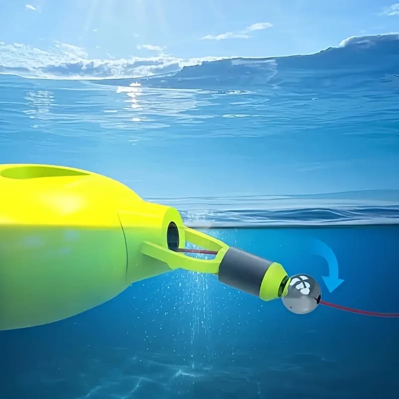 Flotteur pêche haute définition 1 pièce sans perçage - Matériau PC résistant eau douce et mer