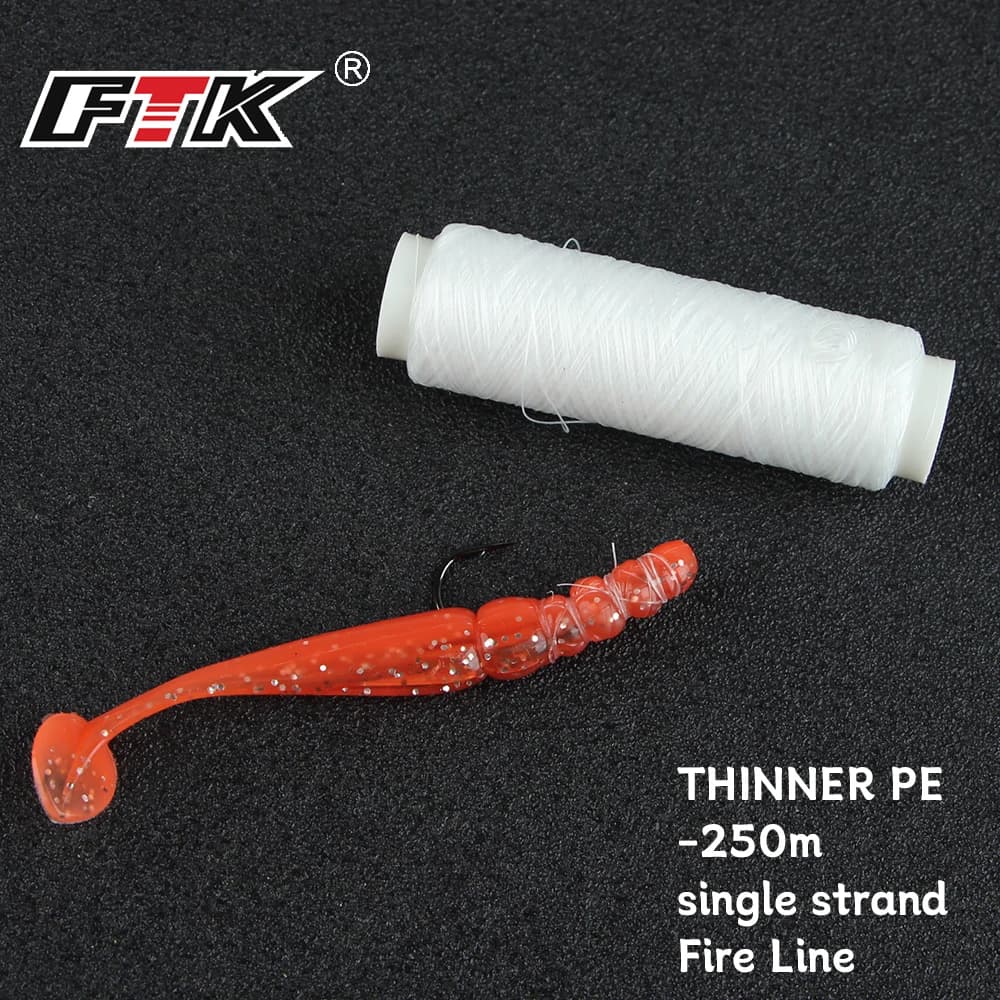 Ligne élastique pêche FTK 250m 0.2mm firewire élastique japonais résistante accessoires