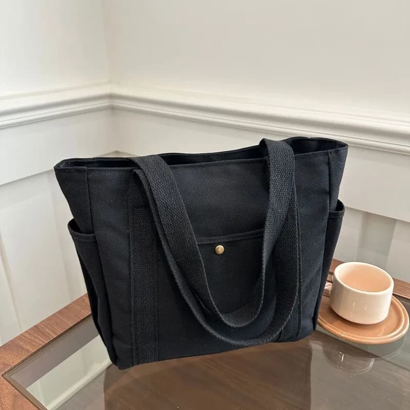 Sac tote canvas Homefish grand volume pour transport équipement pêche, études et shopping quotidien