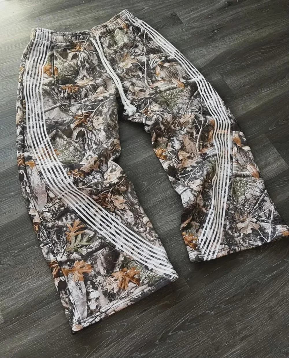 Pantalon jogger cargo camouflage Y2K mixte - Pêche sportive qualité premium cordon ajustable sweatpants