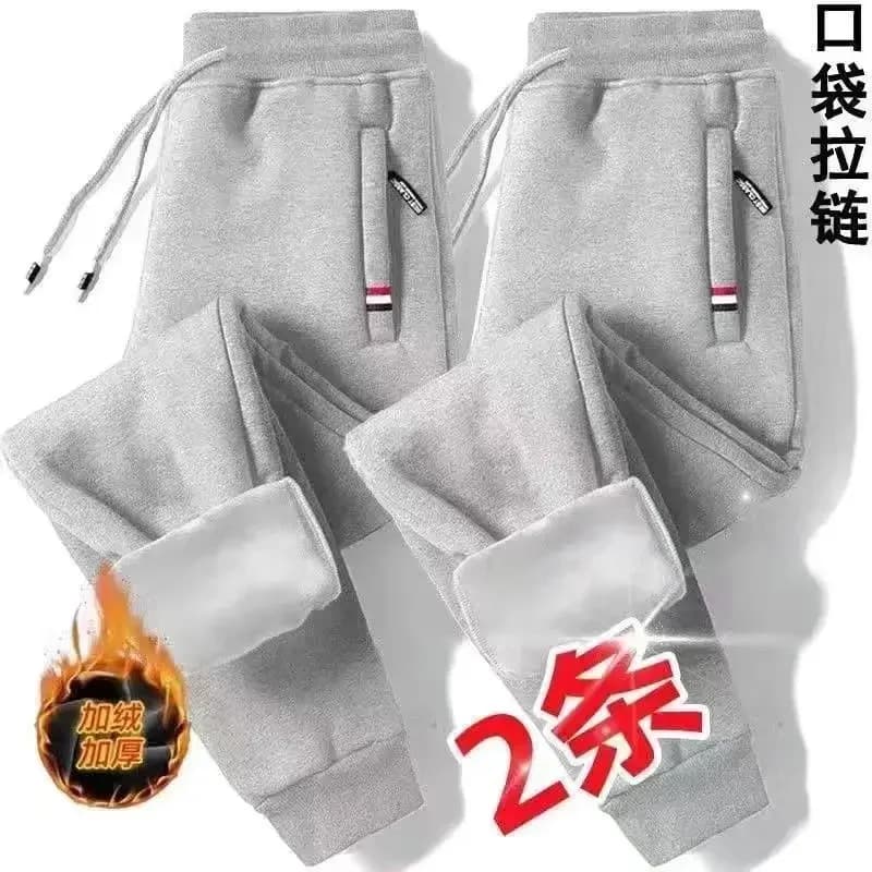 Pantalon de sport polaire homme hiver épais et chaud pour pêche par temps froid