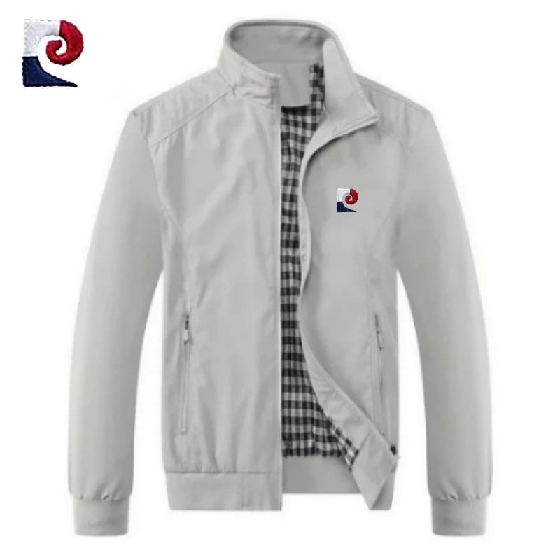 Veste col montant baseball homme printemps automne - Respirante qualité pêche M-6XL tailles pêcheurs
