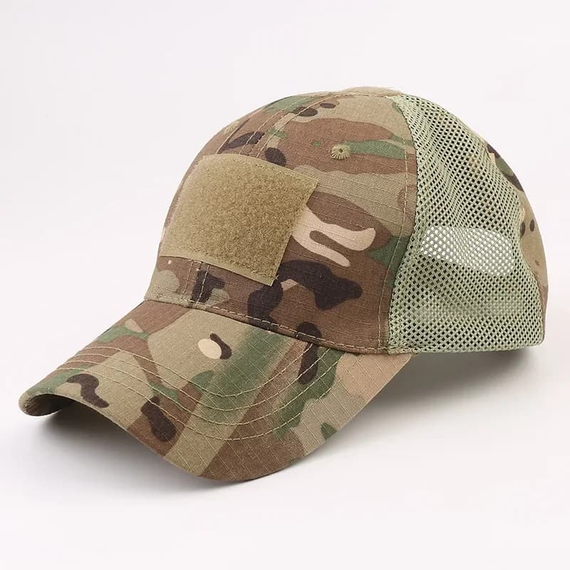 Casquette baseball unisexe camouflage pour pêche et sports outdoor - Séchage rapide anti-UV