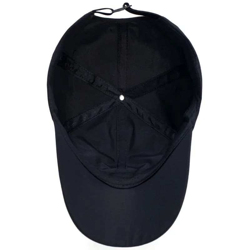 Casquette baseball sport unie protection solaire - Pour pêche rapide séchage bouton pression adulte