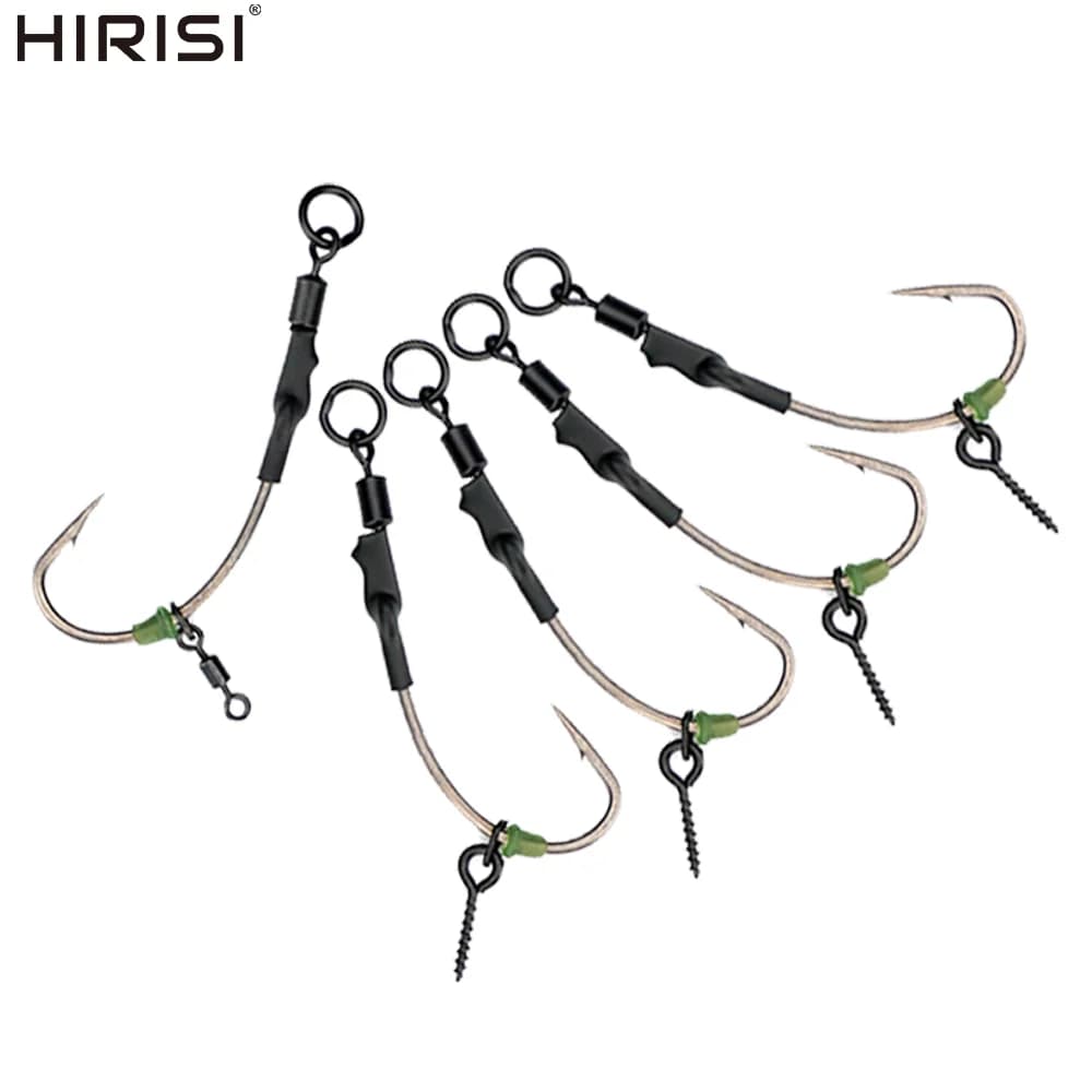 Ronnie rig carp fishing prêt à pêcher 4 montages pré-montés kit terminal tackle pour carpe