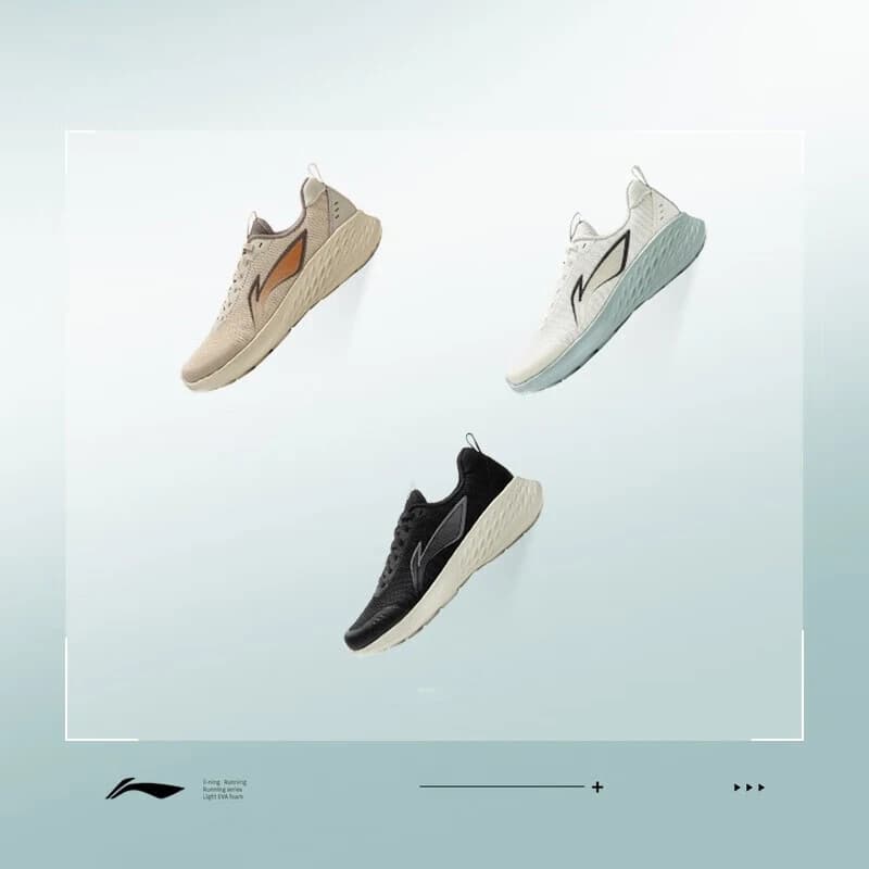 Chaussures running Li-Ning homme légères respirantes confortables pour pêche jogging sport