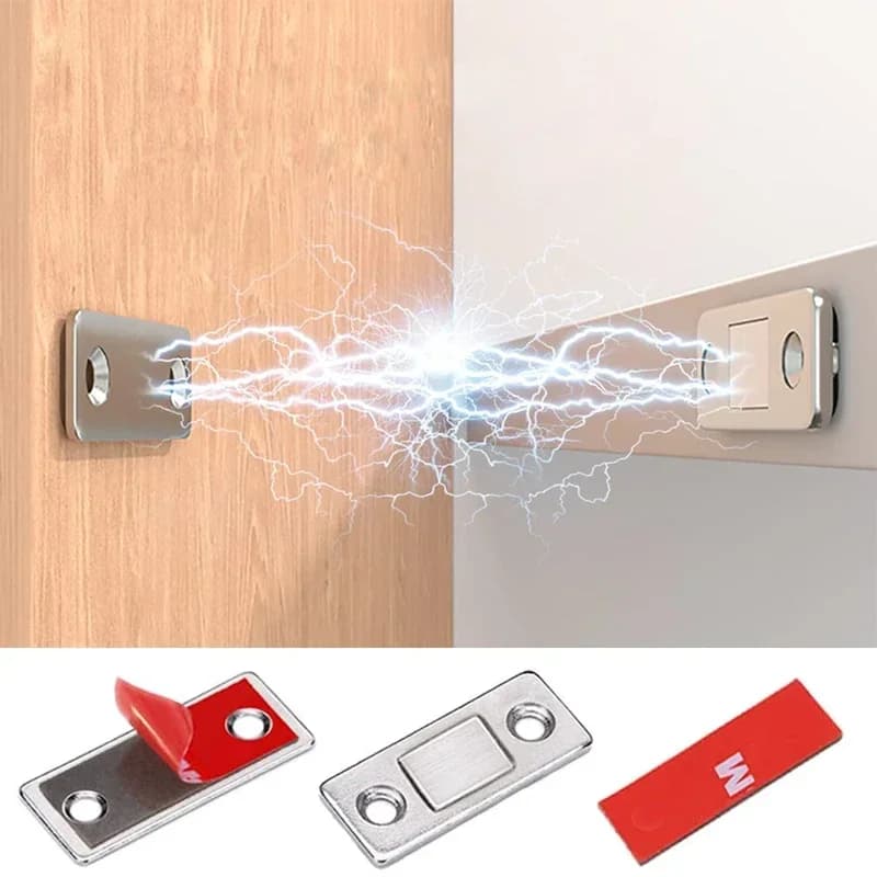 Aimants de fermeture invisibles ultra fins pour portes placards, tiroirs et rangements équipement pêche